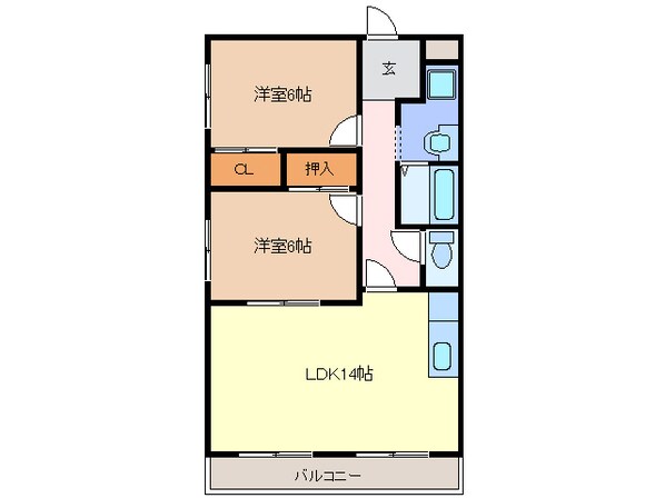 中村公園駅 バス15分  西条下車：停歩8分 1階の物件間取画像